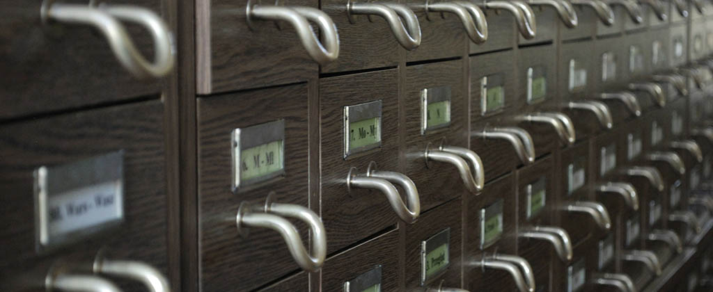 Index Card Drawers
